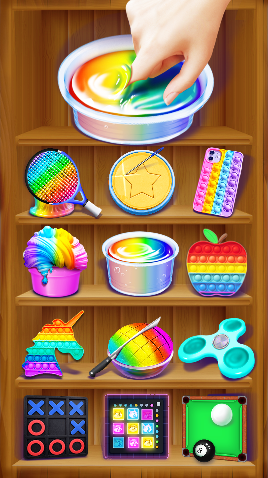 Screenshot of Antistress relaxing toy game