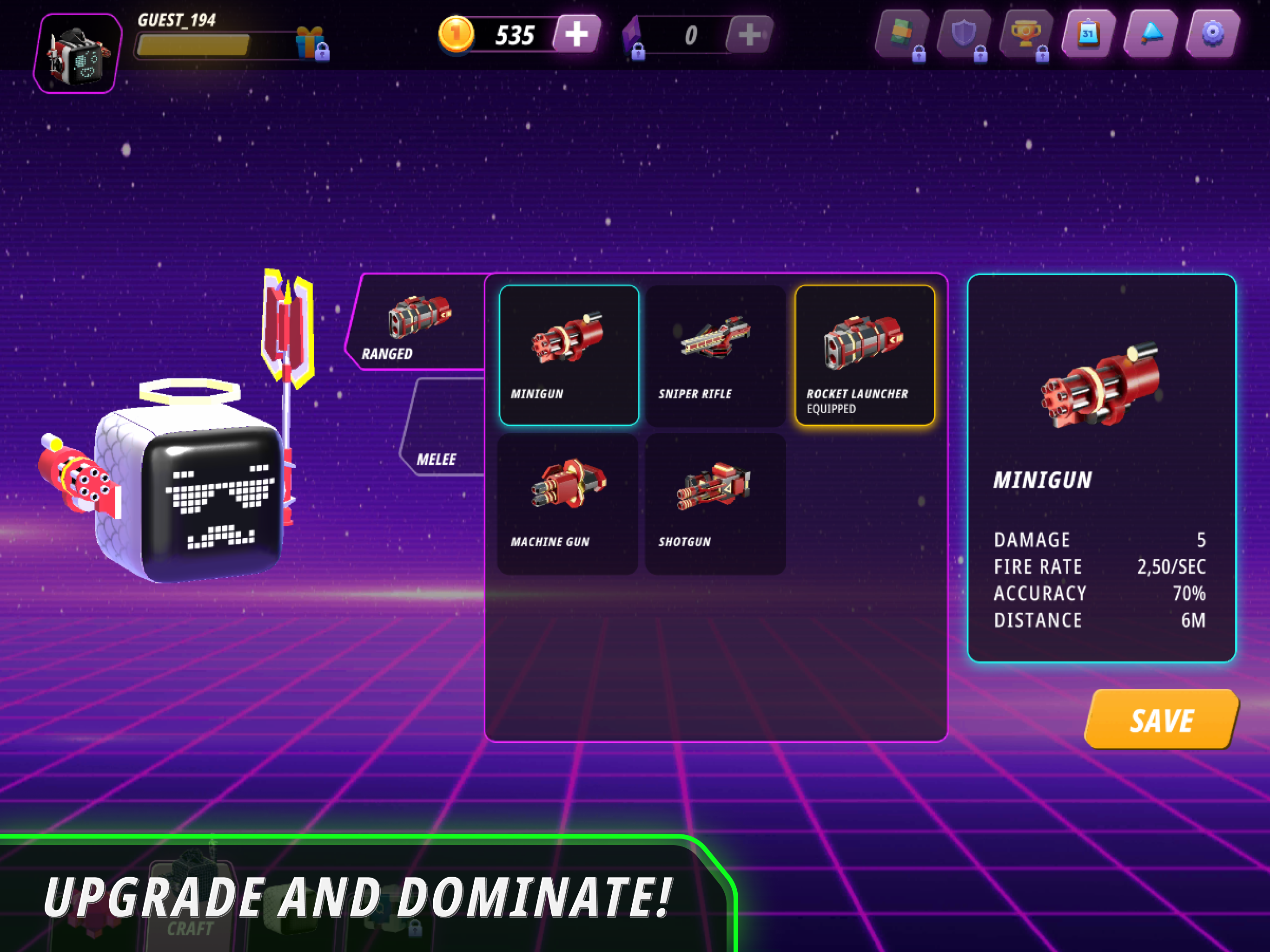 Qubix Arena screenshot game