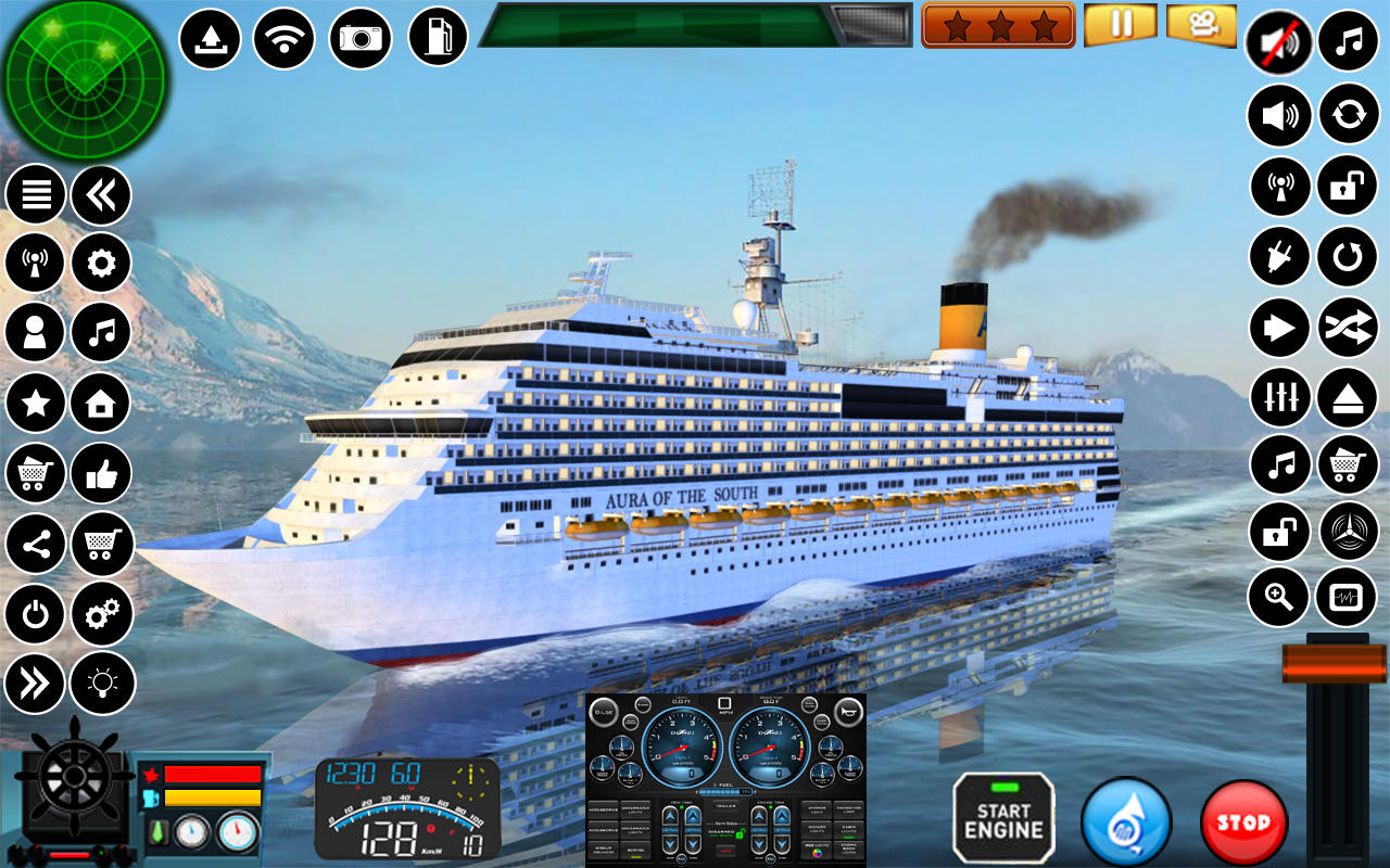 Ship Games Fish Boat Game Screenshot