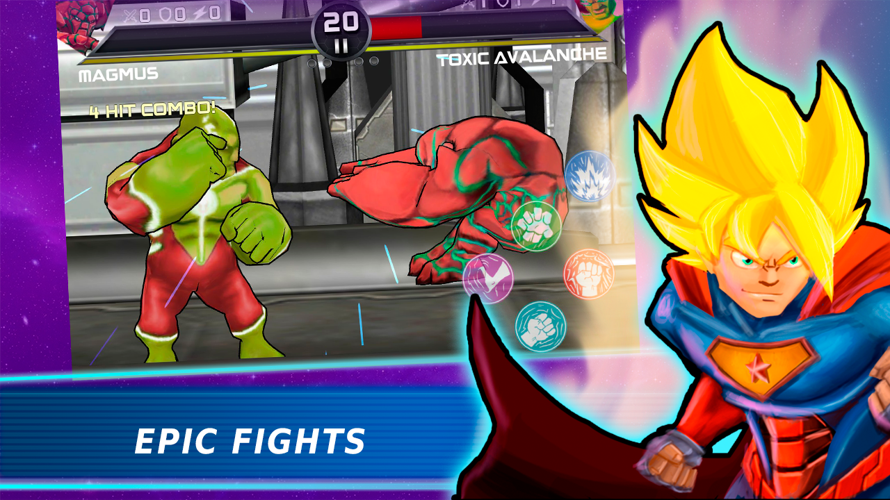Screenshot 1 of Game Pertarungan Pahlawan Super 3 3.2