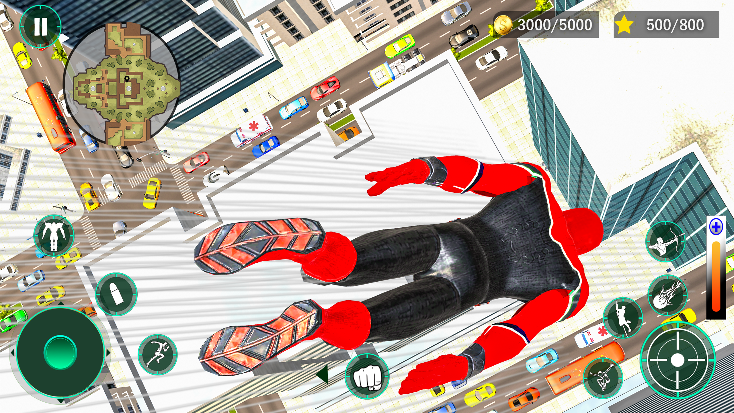 Spider Vice Town Man Rope Hero Game Screenshot