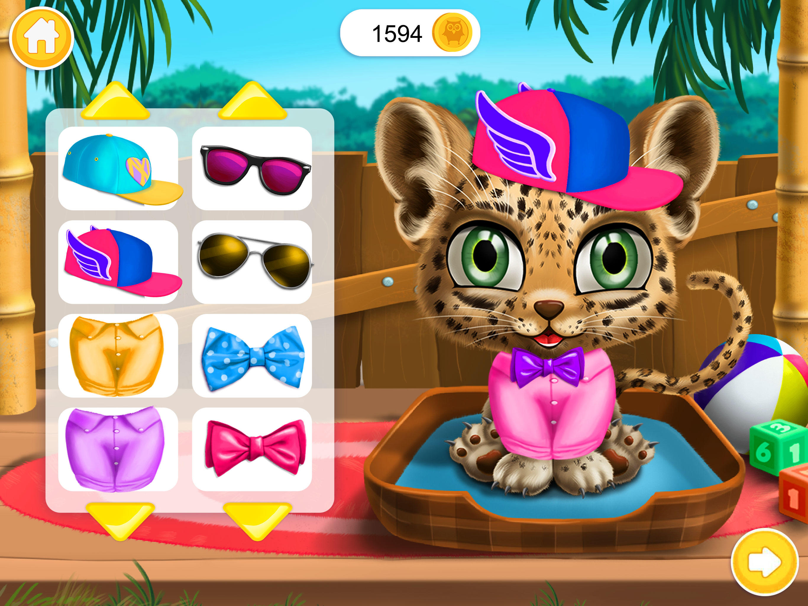 Baby Jungle Animal Hair Salon ゲームのスクリーンショット
