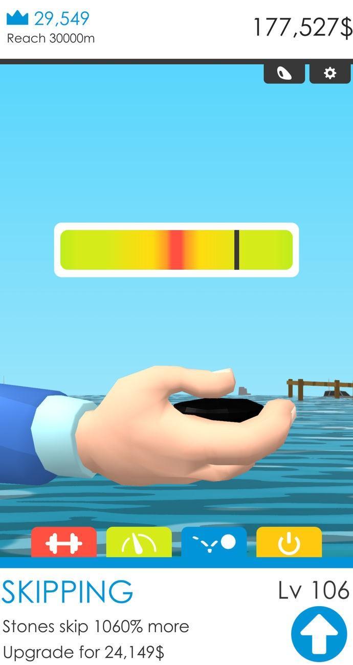 Stone Skimming Game Screenshot