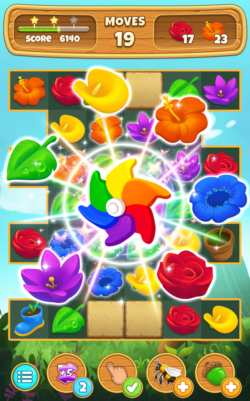 Blossom Heroes Game Screenshot