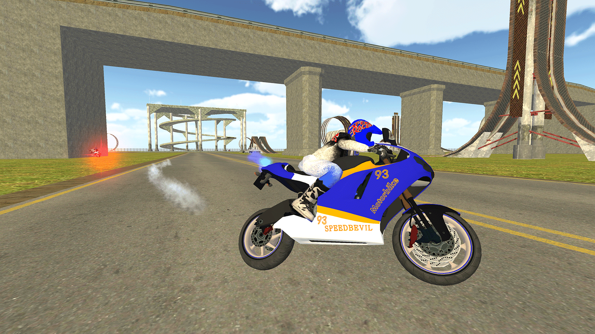 Screenshot 1 of बाइक राइडर - पुलिस चेस गेम 1.26