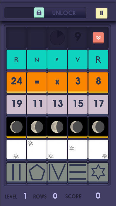 METRIZ 2 - Math & Logic Swap Puzzle! Card Artist Games ภาพหน้าจอเกม