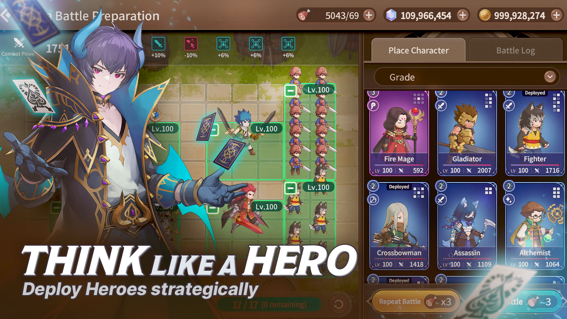 Screenshot of BattleLeague Heroes