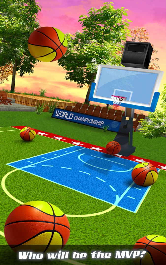Screenshot of Basketball Master-Star Splat!