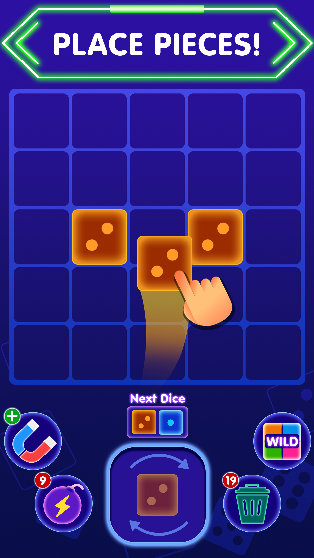 Скриншот игры Dice Blitz: Merge Puzzle