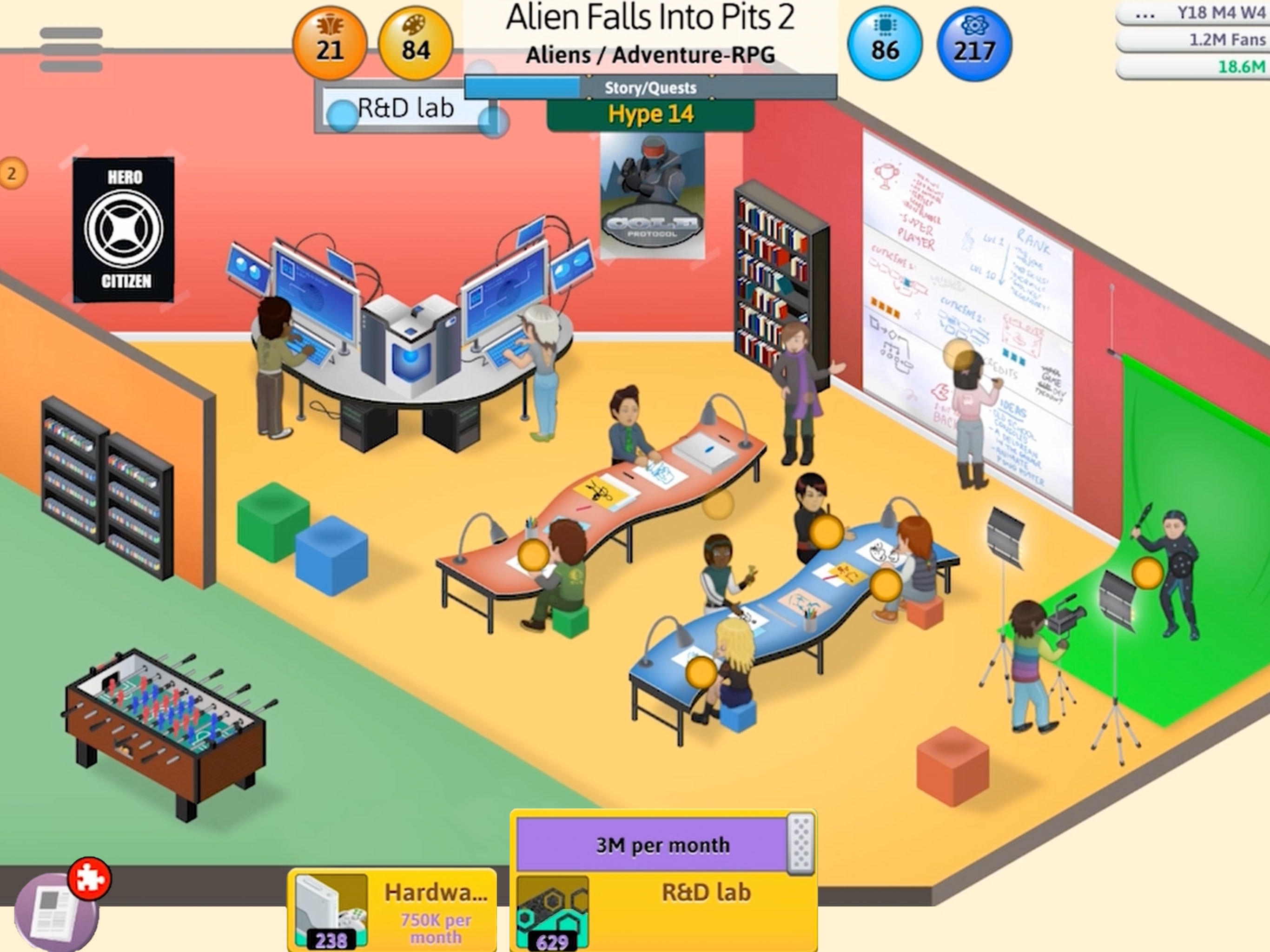 Game Dev Tycoon NETFLIX Game Screenshot