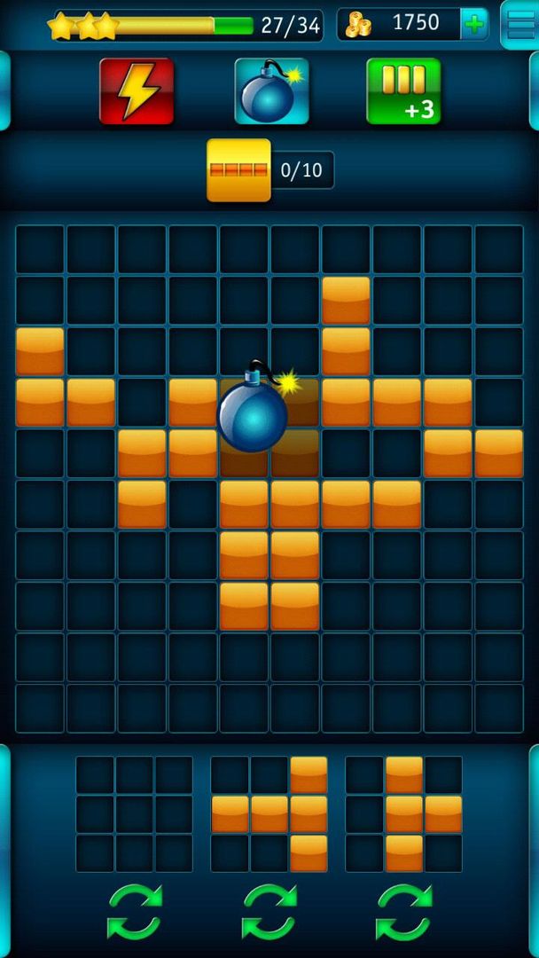 Bricks Puzzle 2 게임 스크린 샷