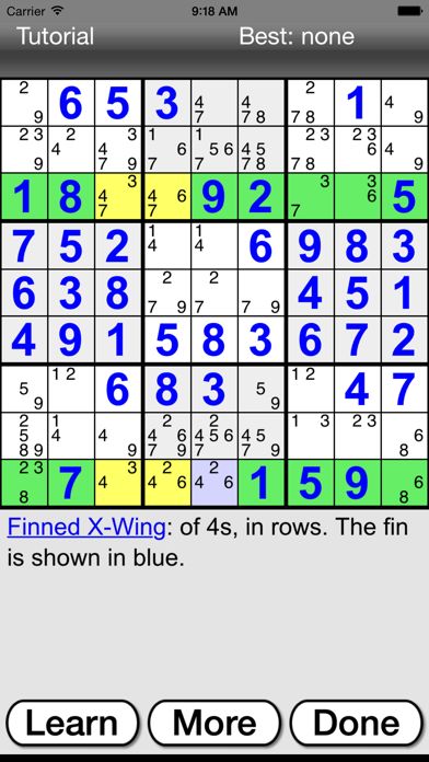 Screenshot of :) Sudoku +