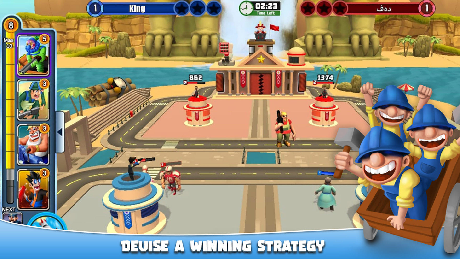 Screenshot of City Rumble : Strategy Game