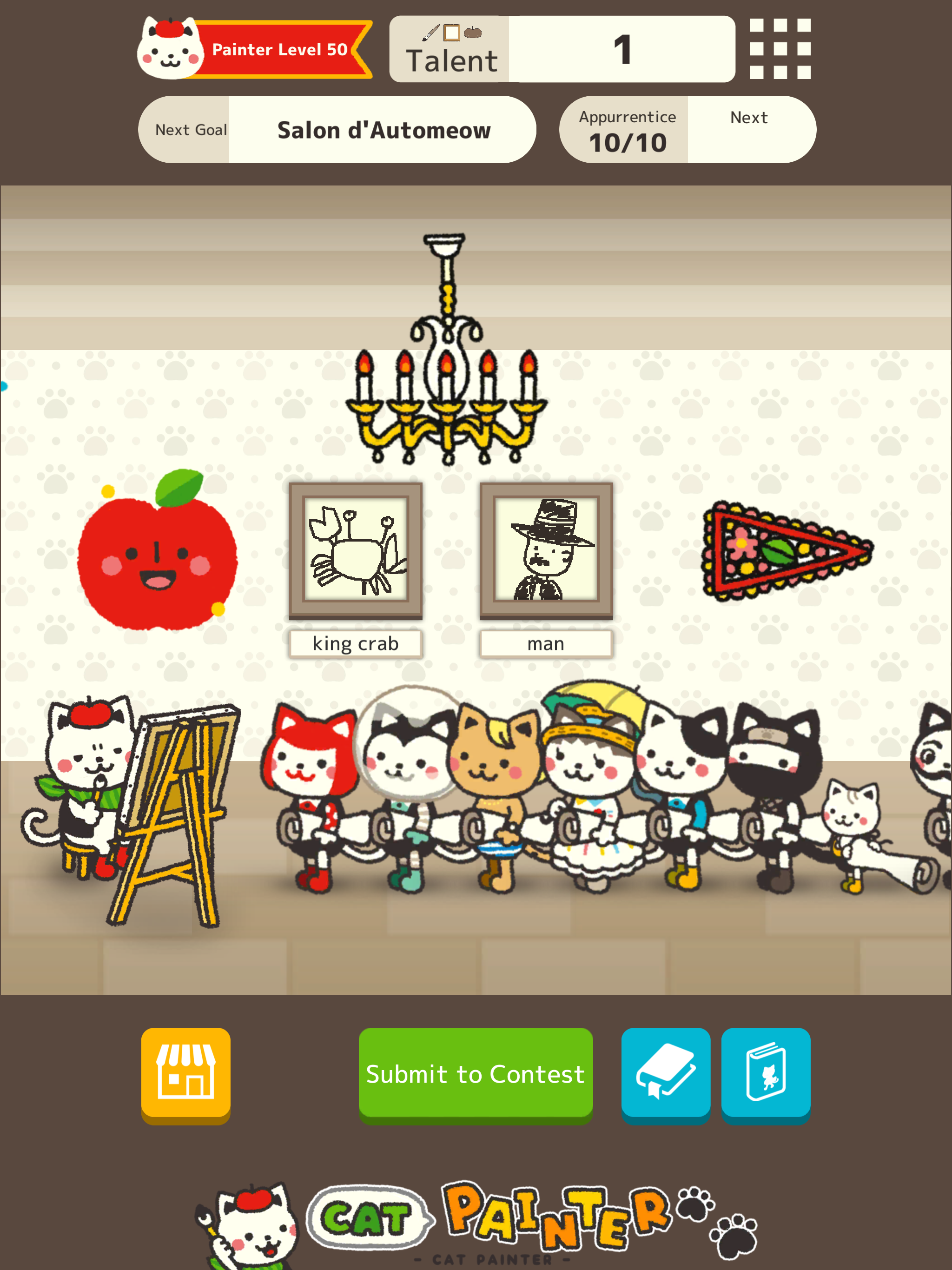 Cat Painter Game Screenshot