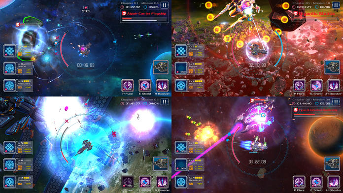 战舰孤狼 : 太空射手 ภาพหน้าจอเกม