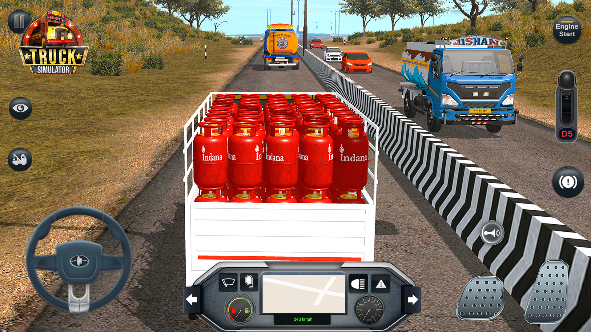 Скриншот игры Indian Truck Simulator: Game