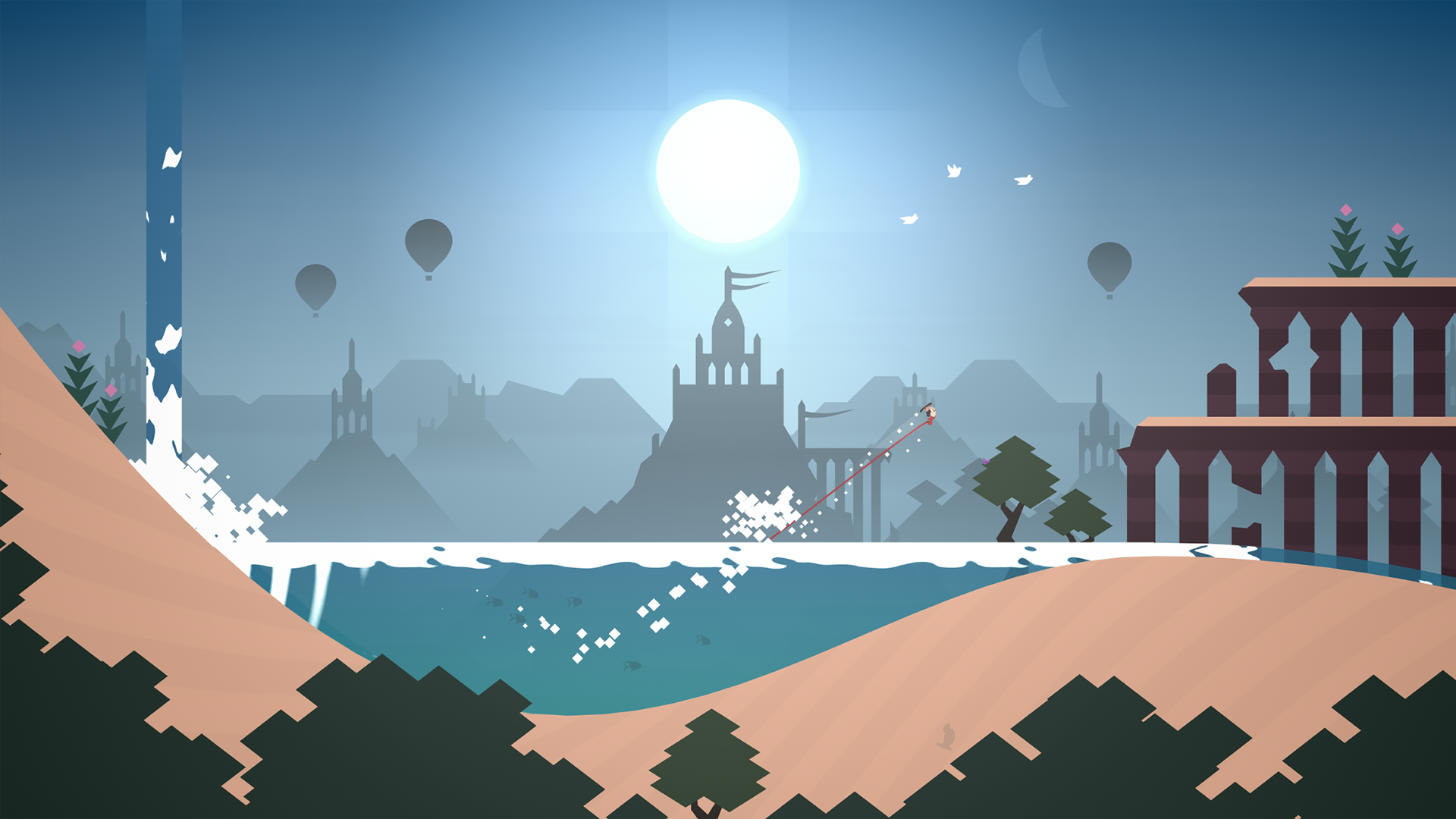 Alto's Odyssey 게임 스크린샷