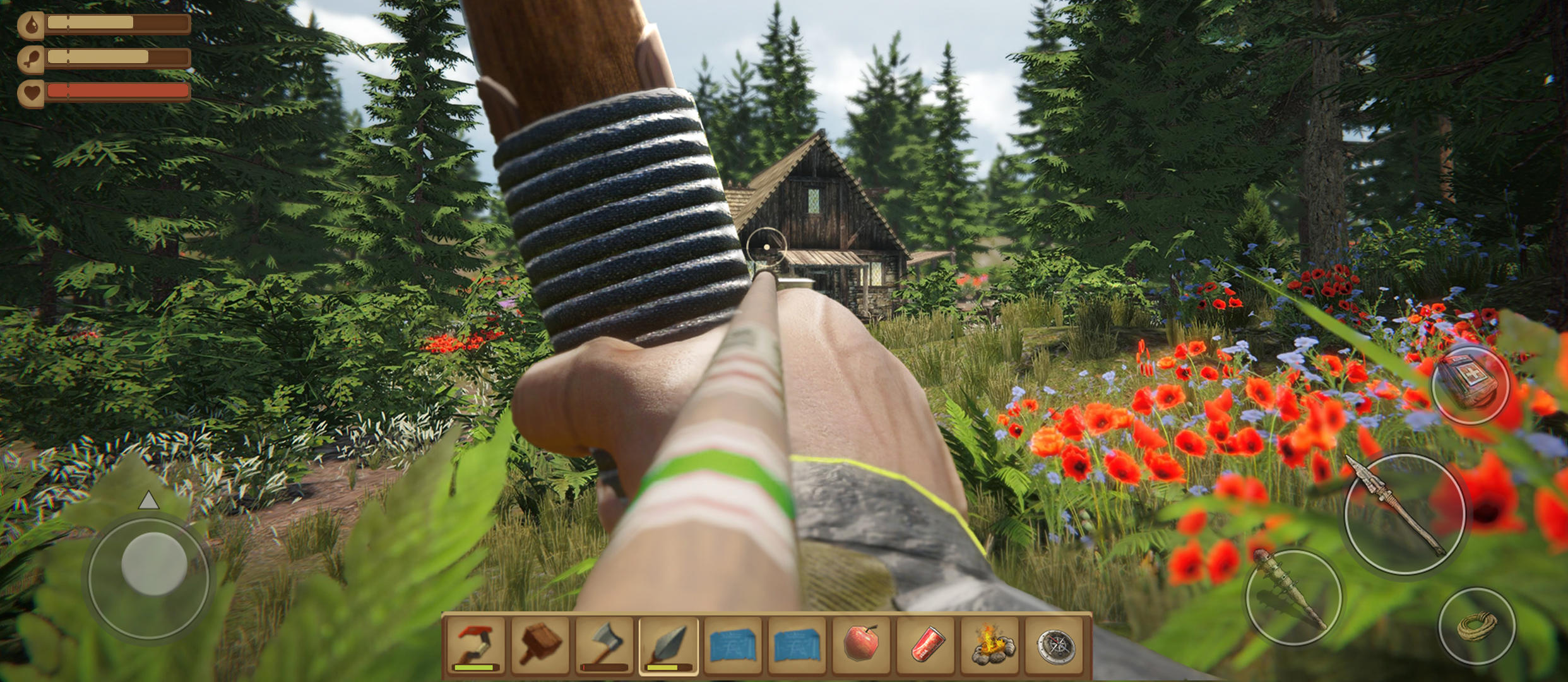 Woodcraft Island Survival Game ภาพหน้าจอเกม