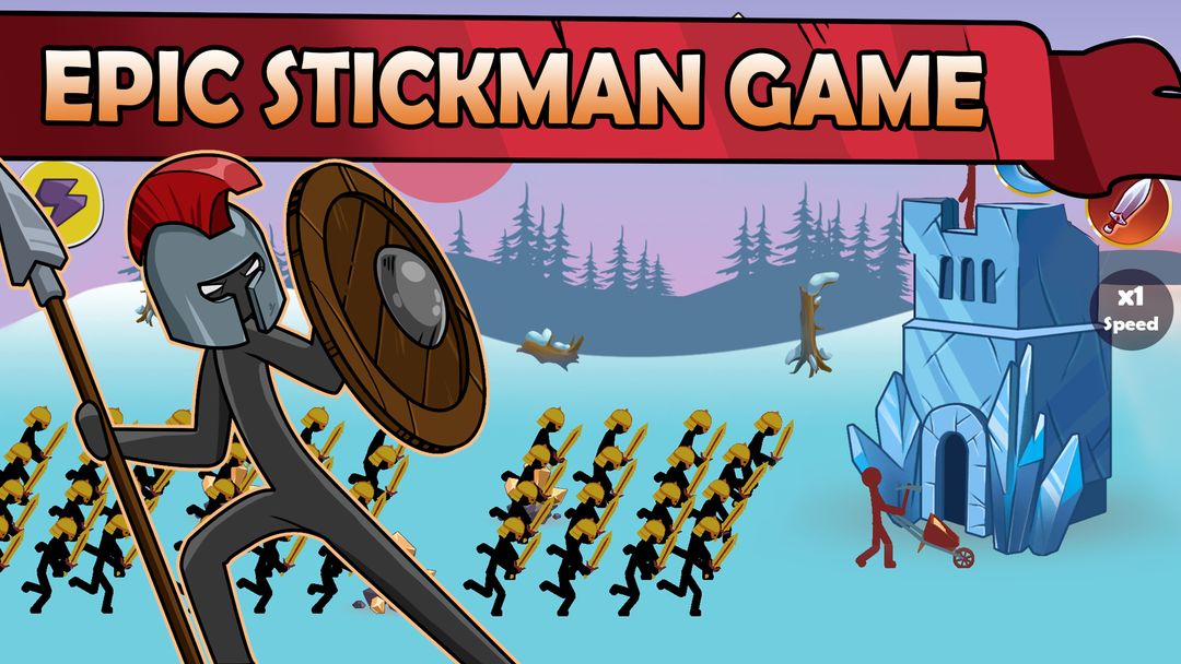 Stickman War Legend of Stick 게임 스크린 샷