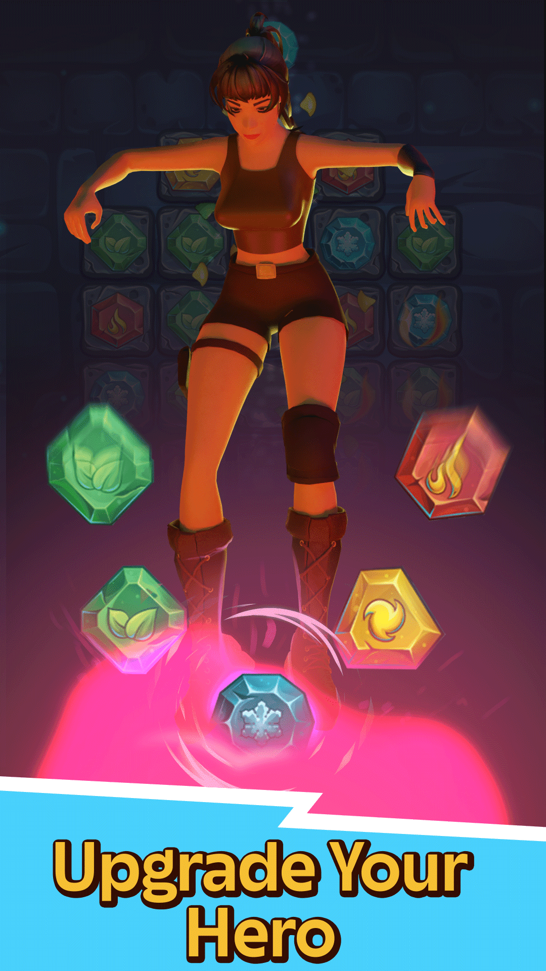 Dungeon Raid ภาพหน้าจอเกม
