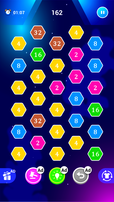 2248 - Numbers Puzzle Game ゲームのスクリーンショット