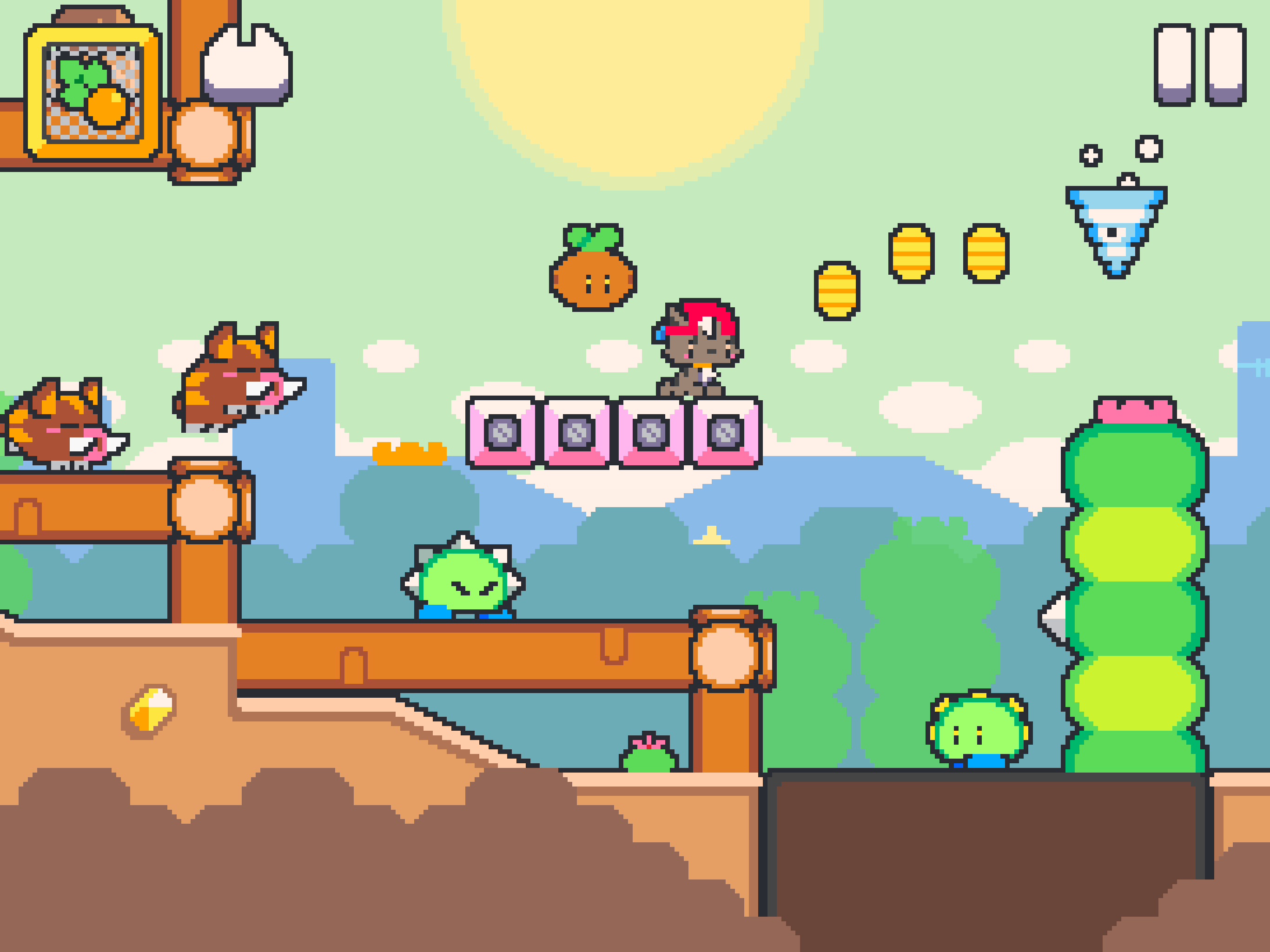 Super Cat Tales: PAWS Game Screenshot