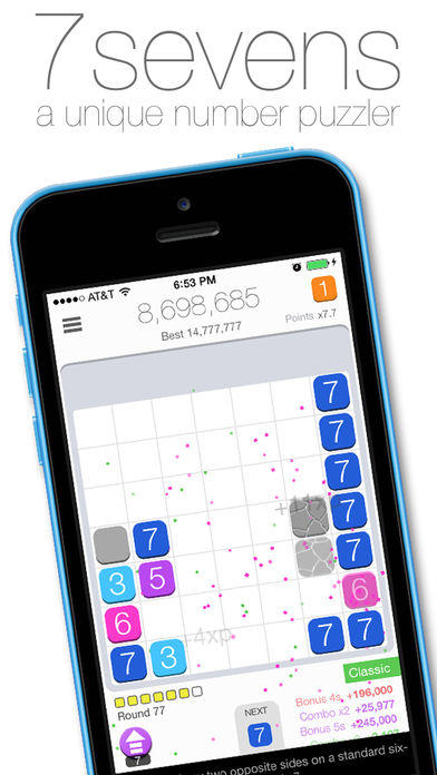 7 sevens Game Screenshot