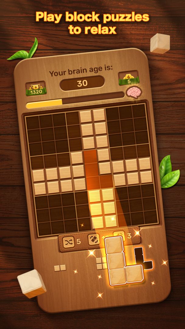 Just Blocks: Wood Block Puzzle ภาพหน้าจอเกม