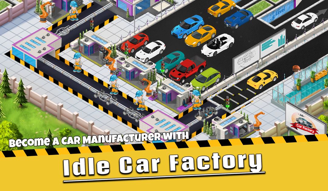Idle Car Factory: Car Builder ภาพหน้าจอเกม