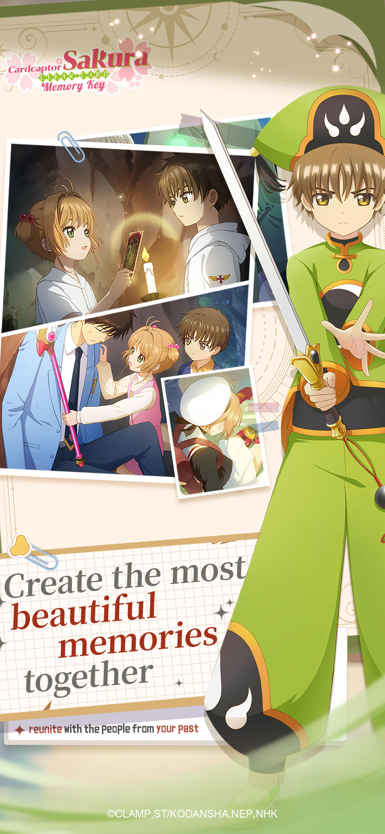 Cardcaptor Sakura：Memory Key Game Screenshot