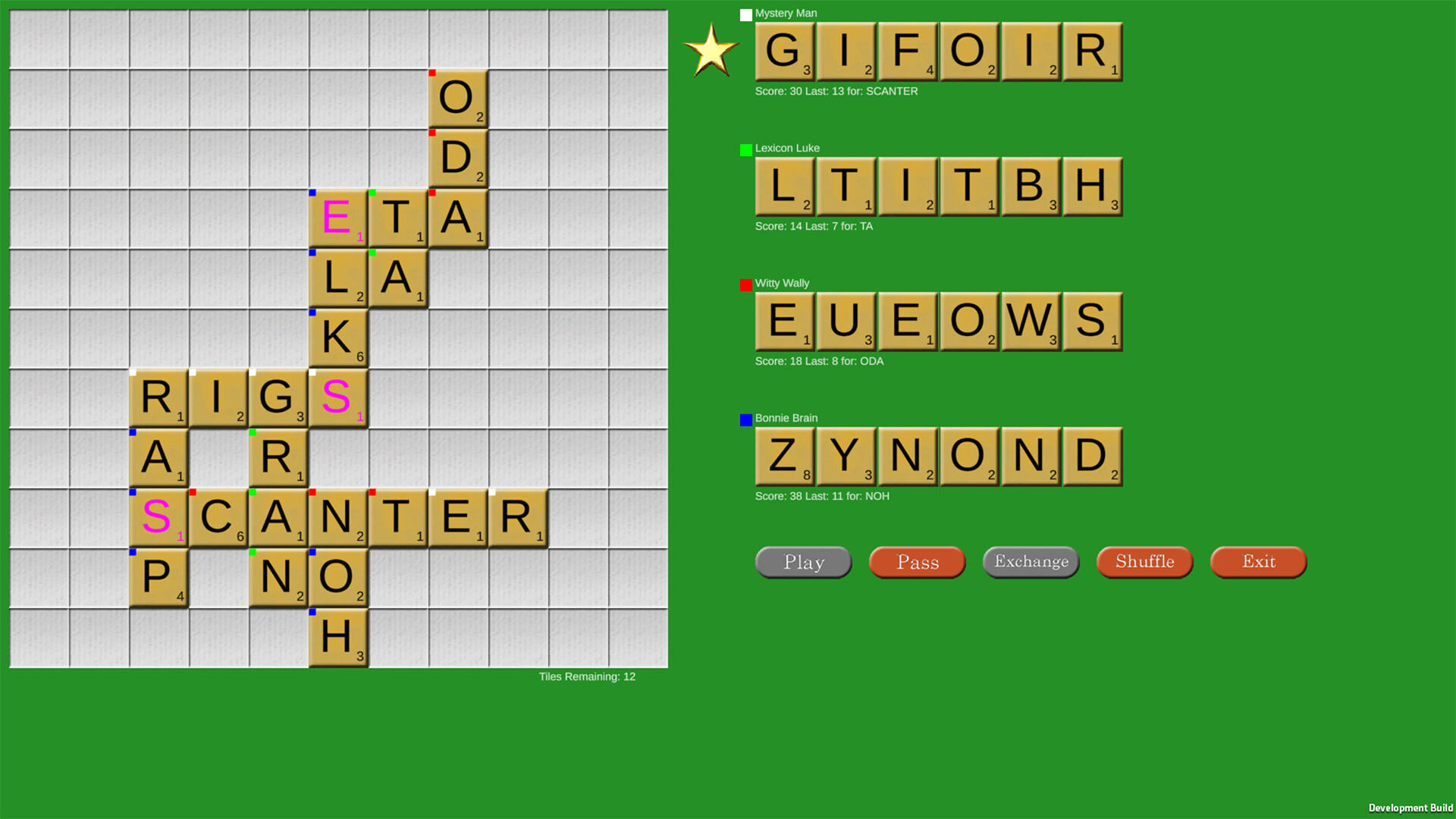 Wordsock Classic Game Screenshot