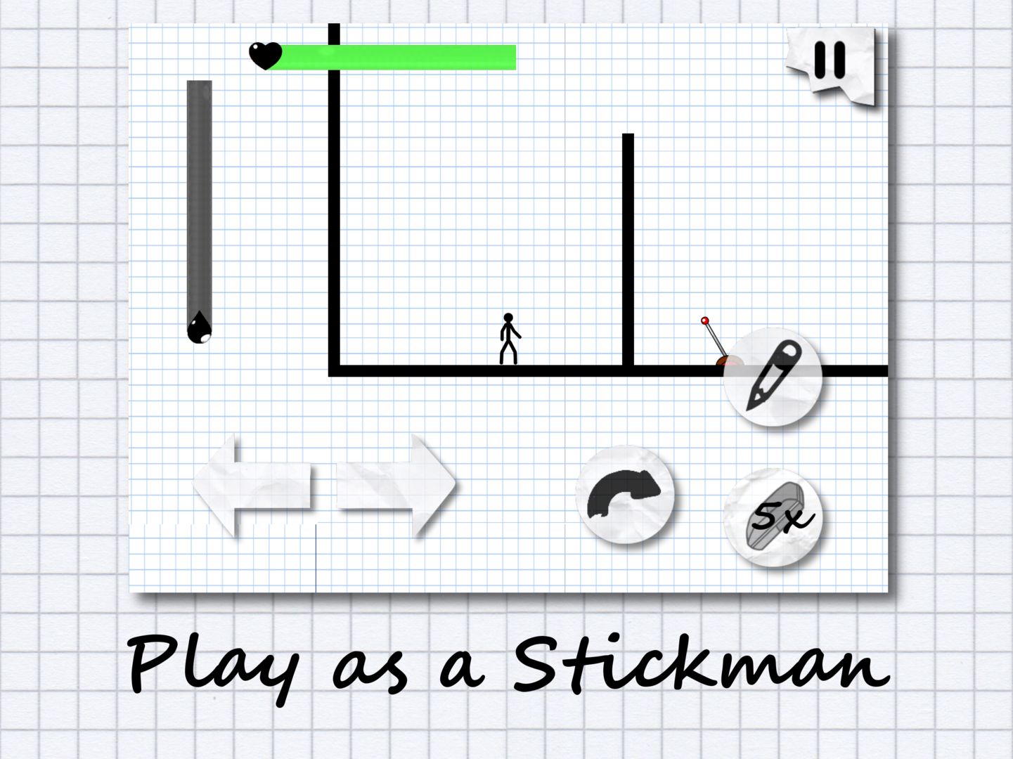 Screenshot of Adventures of Stickman