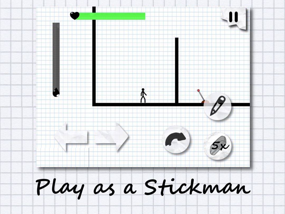 Adventures of Stickman 게임 스크린 샷