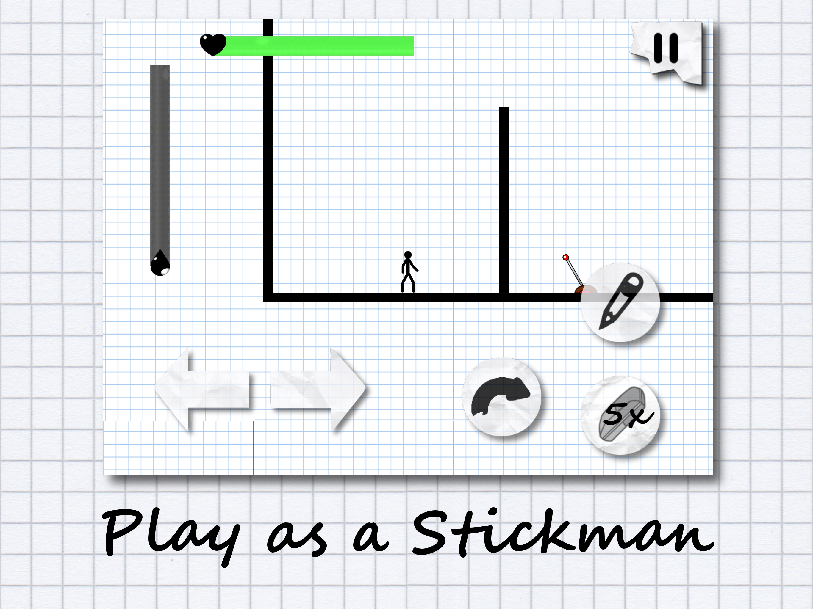 Adventures of Stickman Game Screenshot