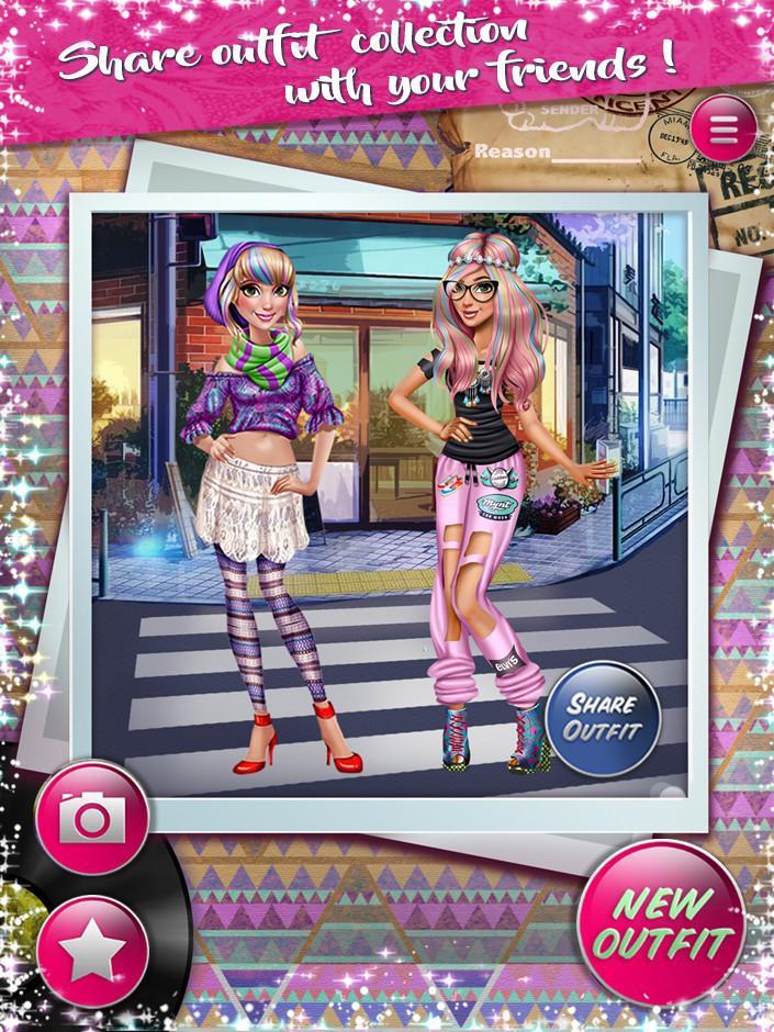 Dress up Game: Dolly Hipsters遊戲截圖