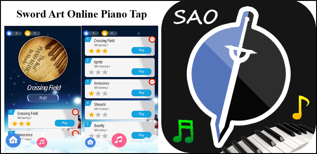 Banner of Piano Tap - Sword Art Online 14