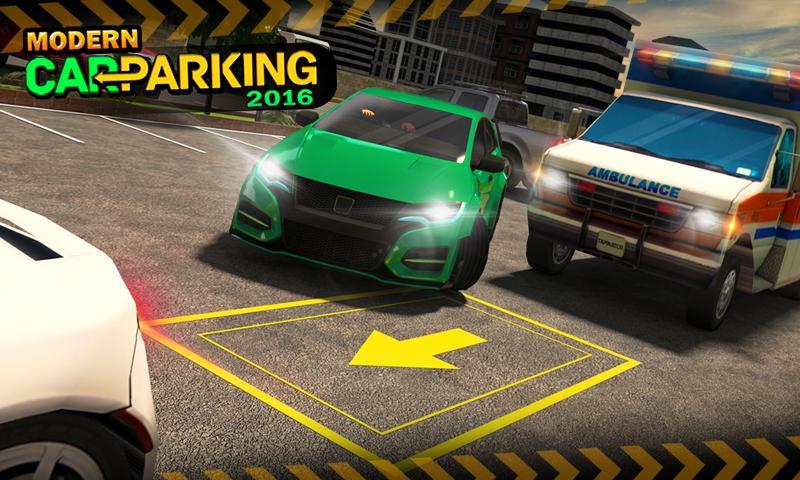 Modern Car Parking 2016 Game Screenshot