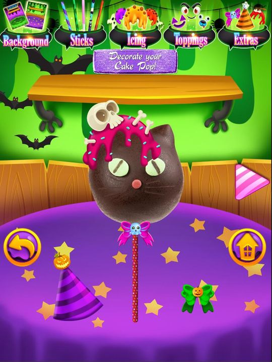 Screenshot 1 of Cake Pops Halloween Kids FREE 1.7