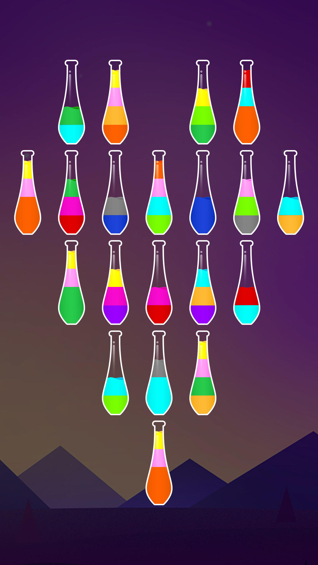 Скриншот игры Water Sort Color