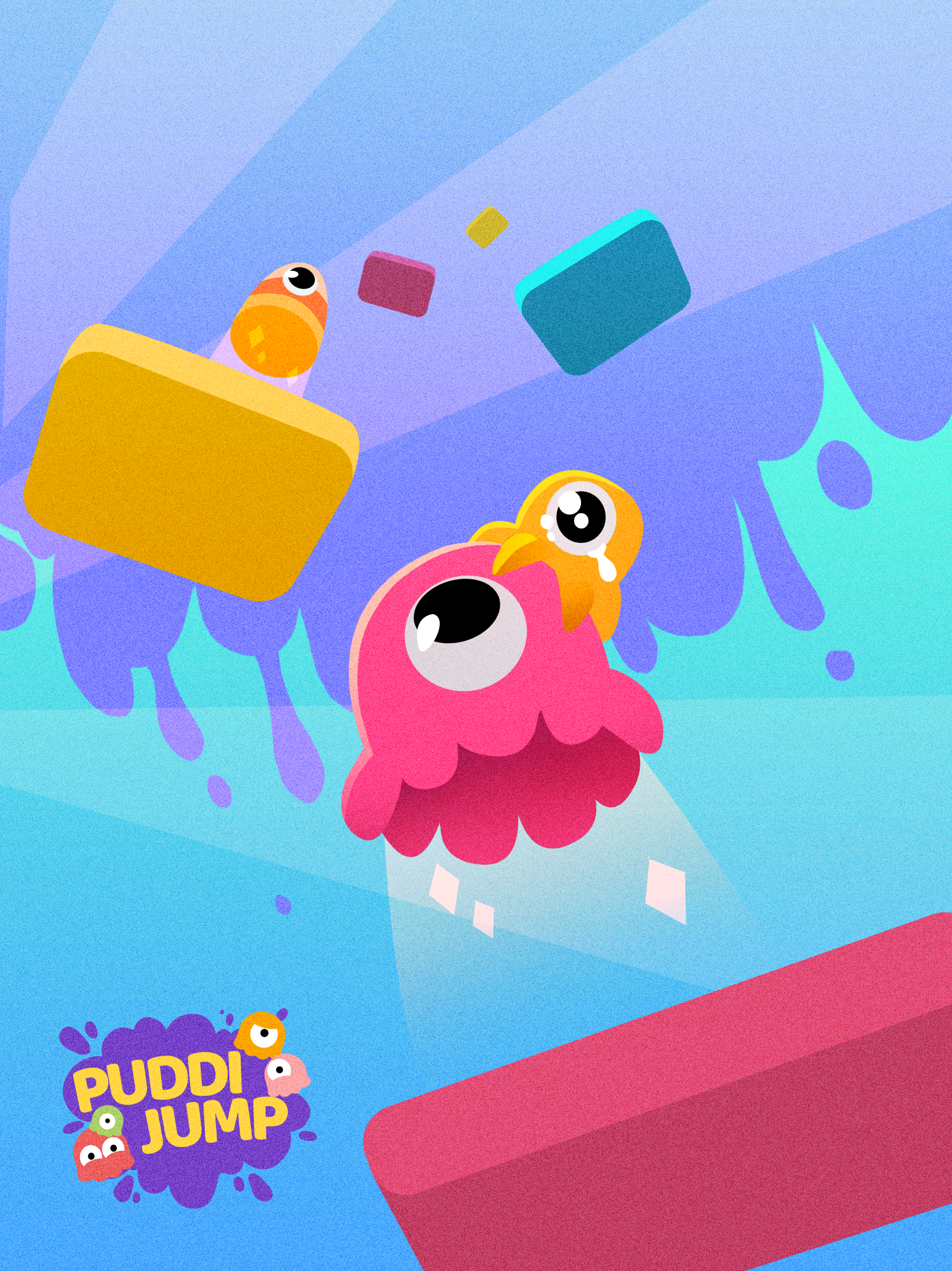 Jelly Jump: Happy Rainbow Colors Game Screenshot