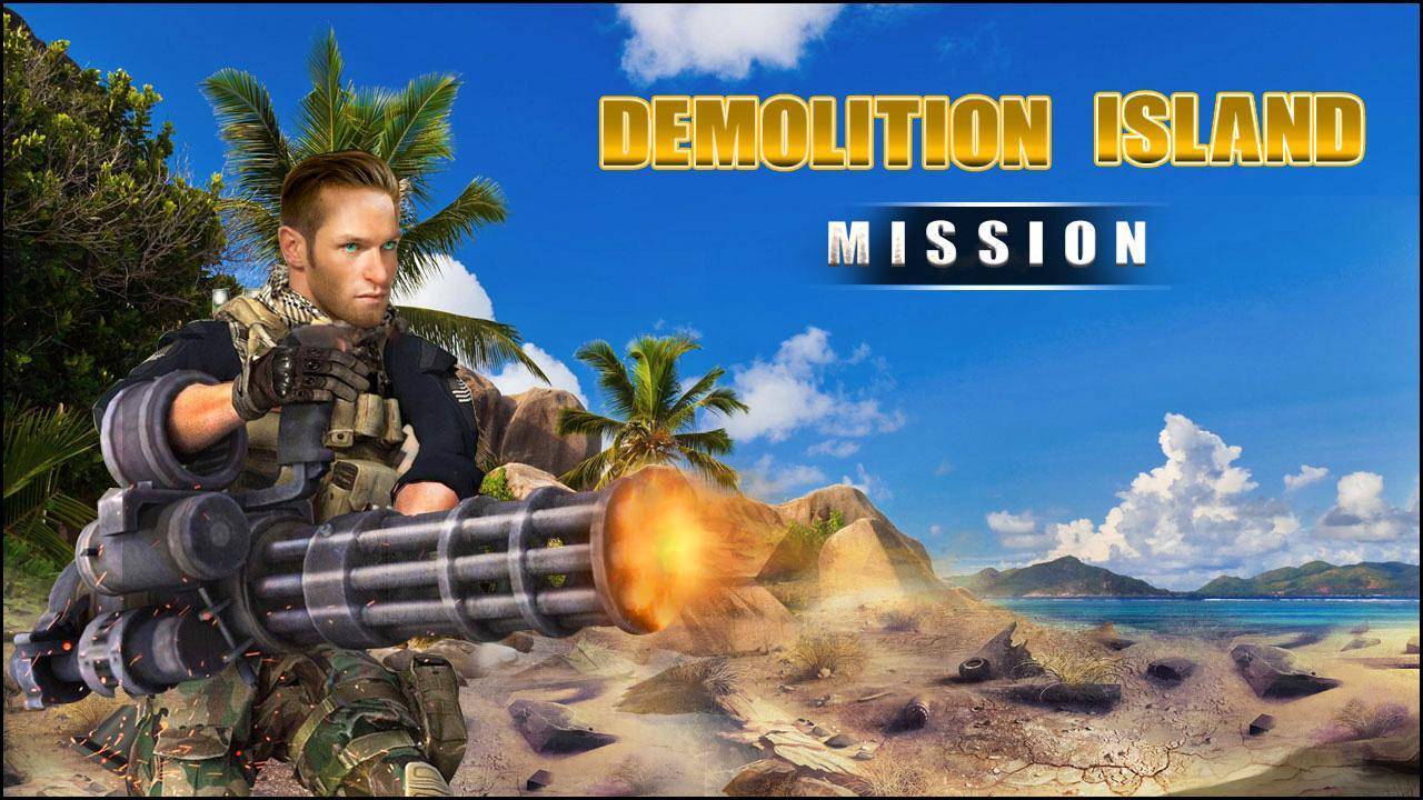 Banner of operazioni di demolizione dell'isola: call of infinite war FPS 1.4