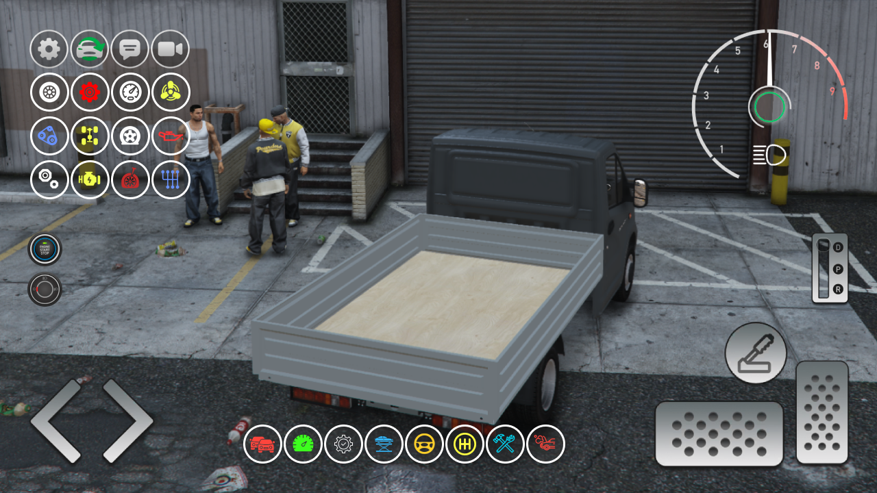 Drive Russian Truck Gazelle Game Screenshot