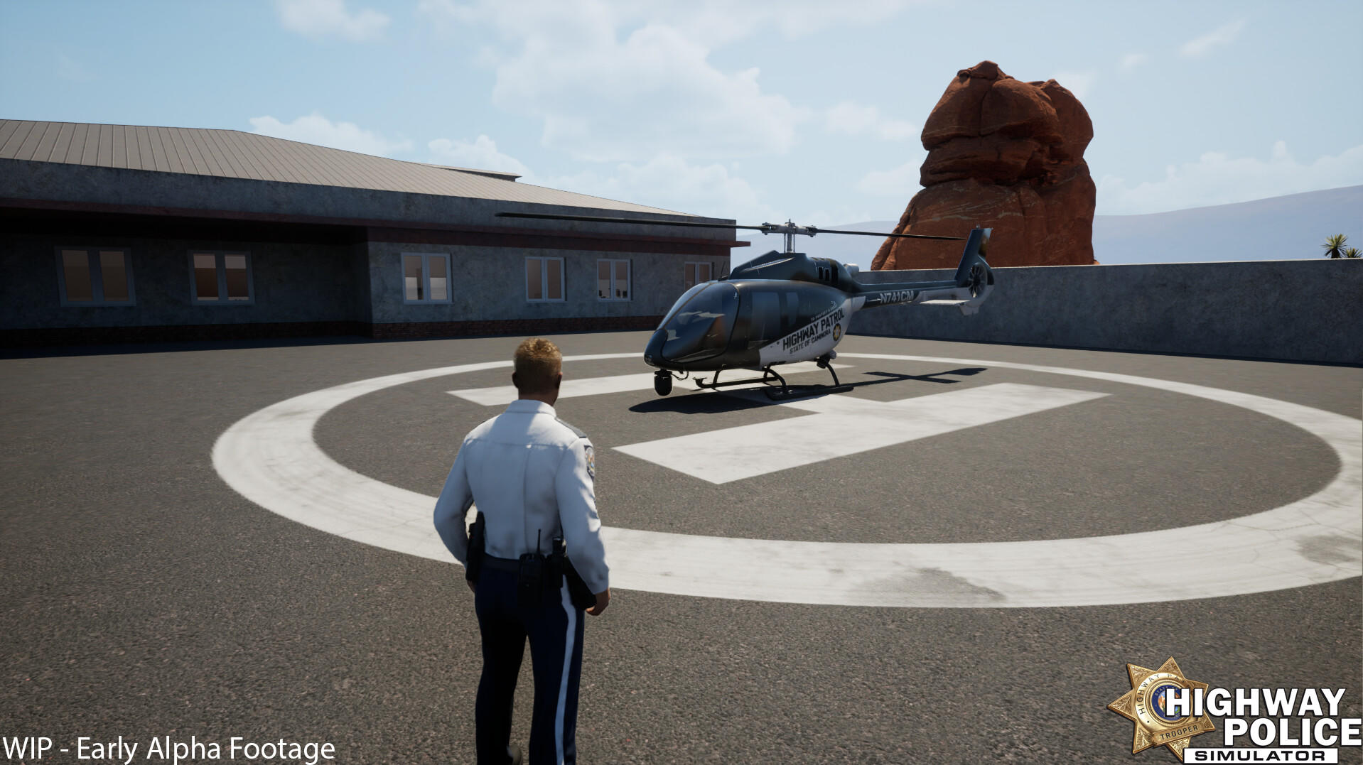 Highway Police Simulator screenshot game
