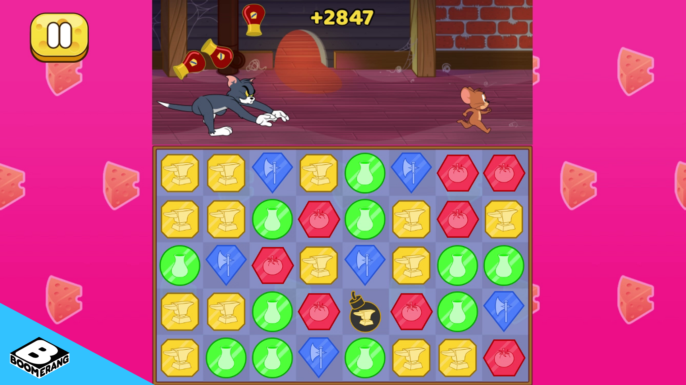 Tom & Jerry: Mouse Maze Game Screenshot