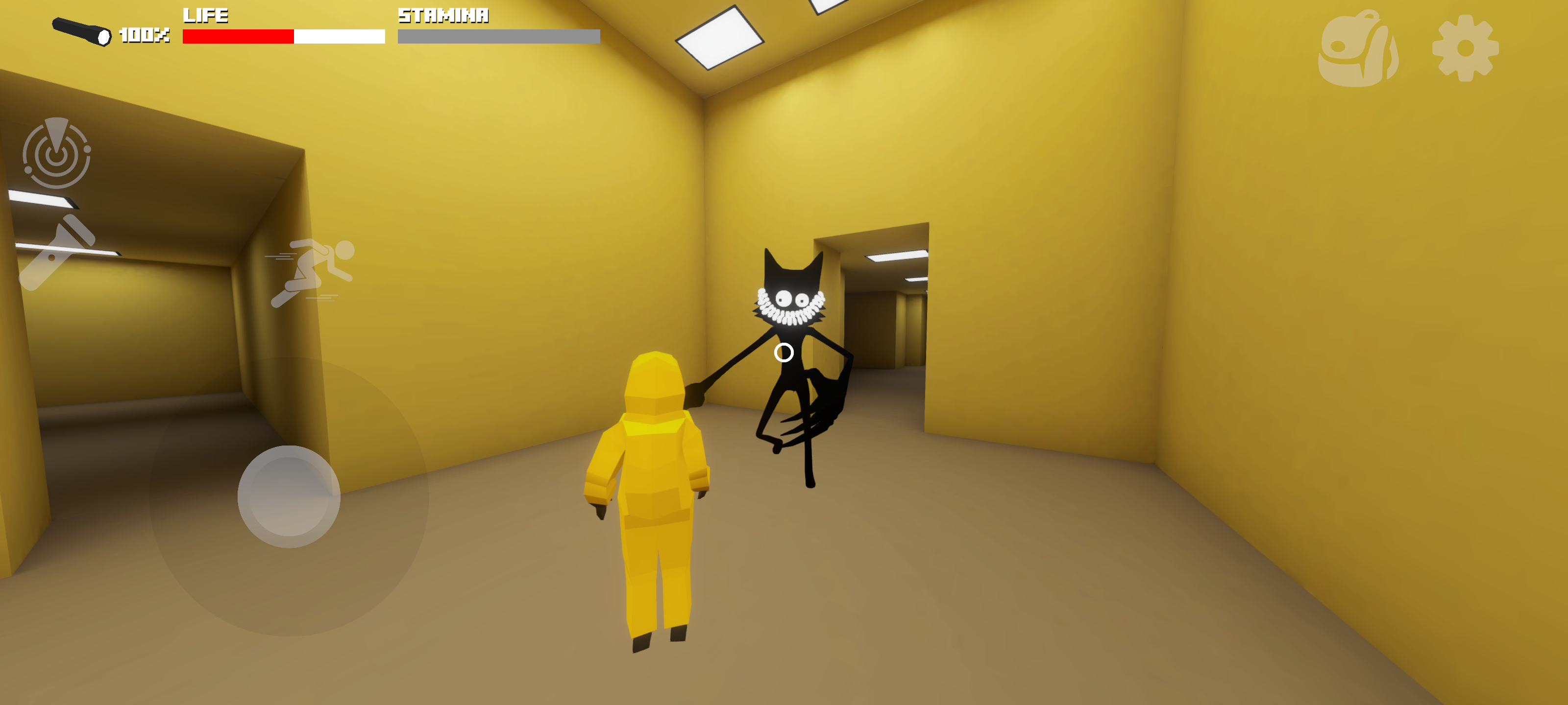 Poly Backrooms Multiplayer Game Screenshot