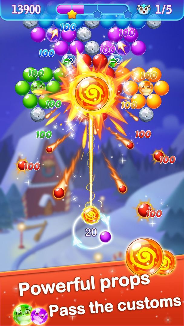 Pop Dragon:Bubble Shooter 게임 스크린 샷