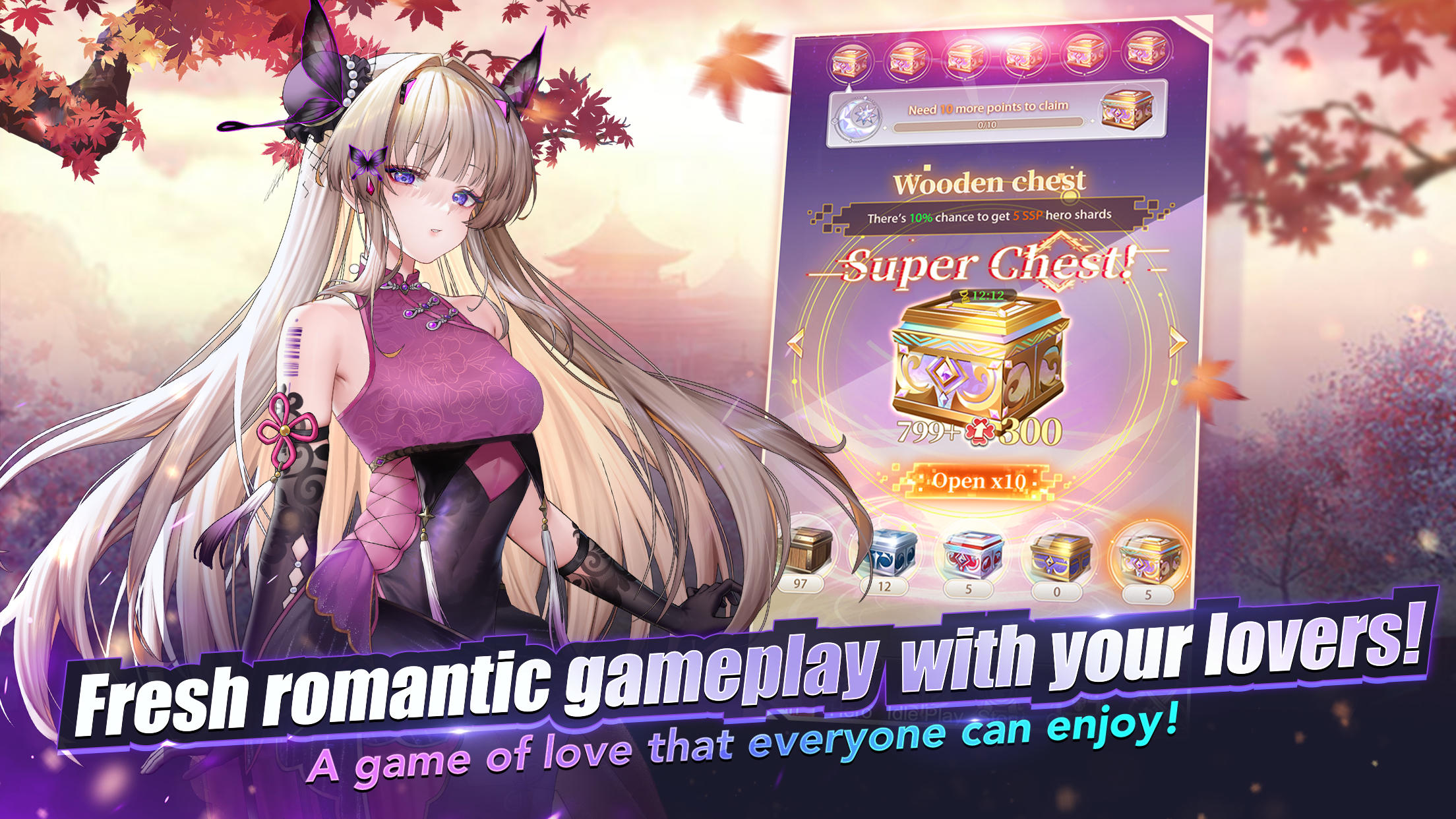 Attack on Time:Kaisen of girls Game Screenshot