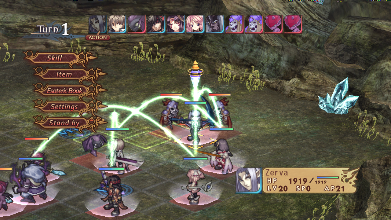 RPG Record of Agarest War ภาพหน้าจอเกม