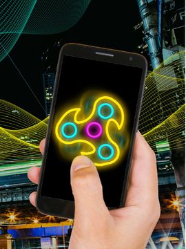 Finger Spinner Game Screenshot