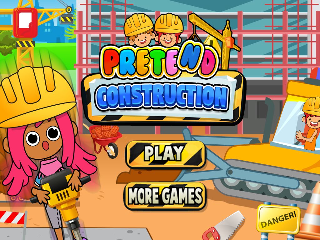 My Pretend Construction Workers - Little Builders 게임 스크린 샷